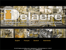 Tablet Screenshot of delaere.com